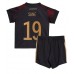 Tyskland Leroy Sane #19 Barnkläder Borta matchtröja till baby VM 2022 Kortärmad (+ Korta byxor) Billigt